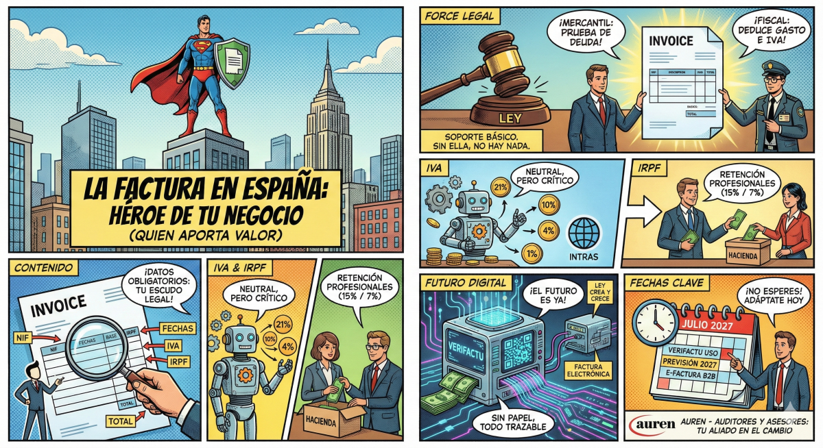 (114) La Factura en España: manual de supervivencia legal, fiscal y&nbsp;digital