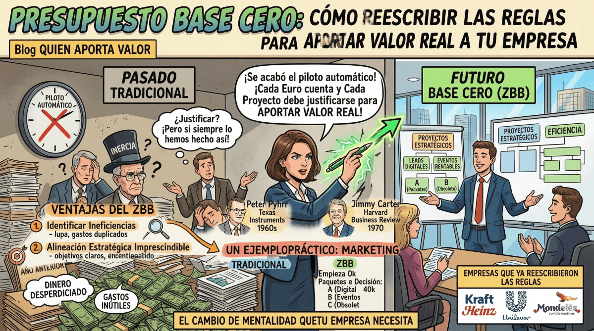 (121) Presupuesto Base Cero: cómo reescribir las reglas para aportar valor real a tu&nbsp;empresa
