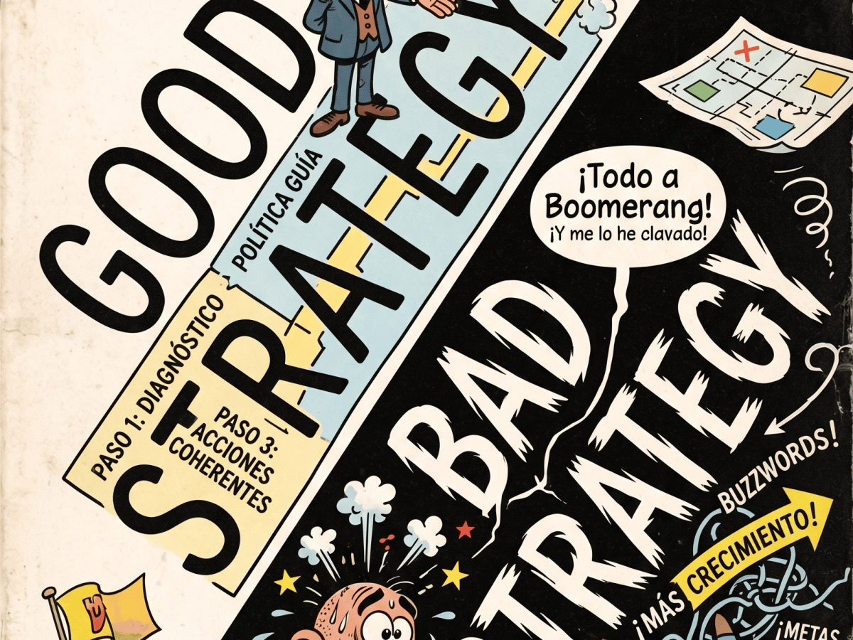 (134) Good Strategy Bad Strategy: el espejismo de la estrategia y por qué los objetivos no&nbsp;bastan